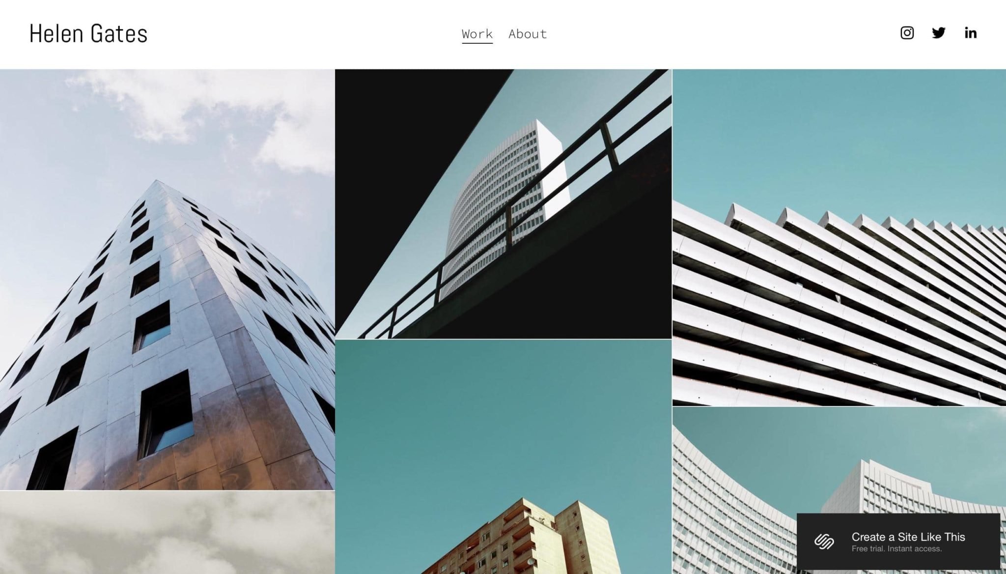Website builders for contractors - squarespace