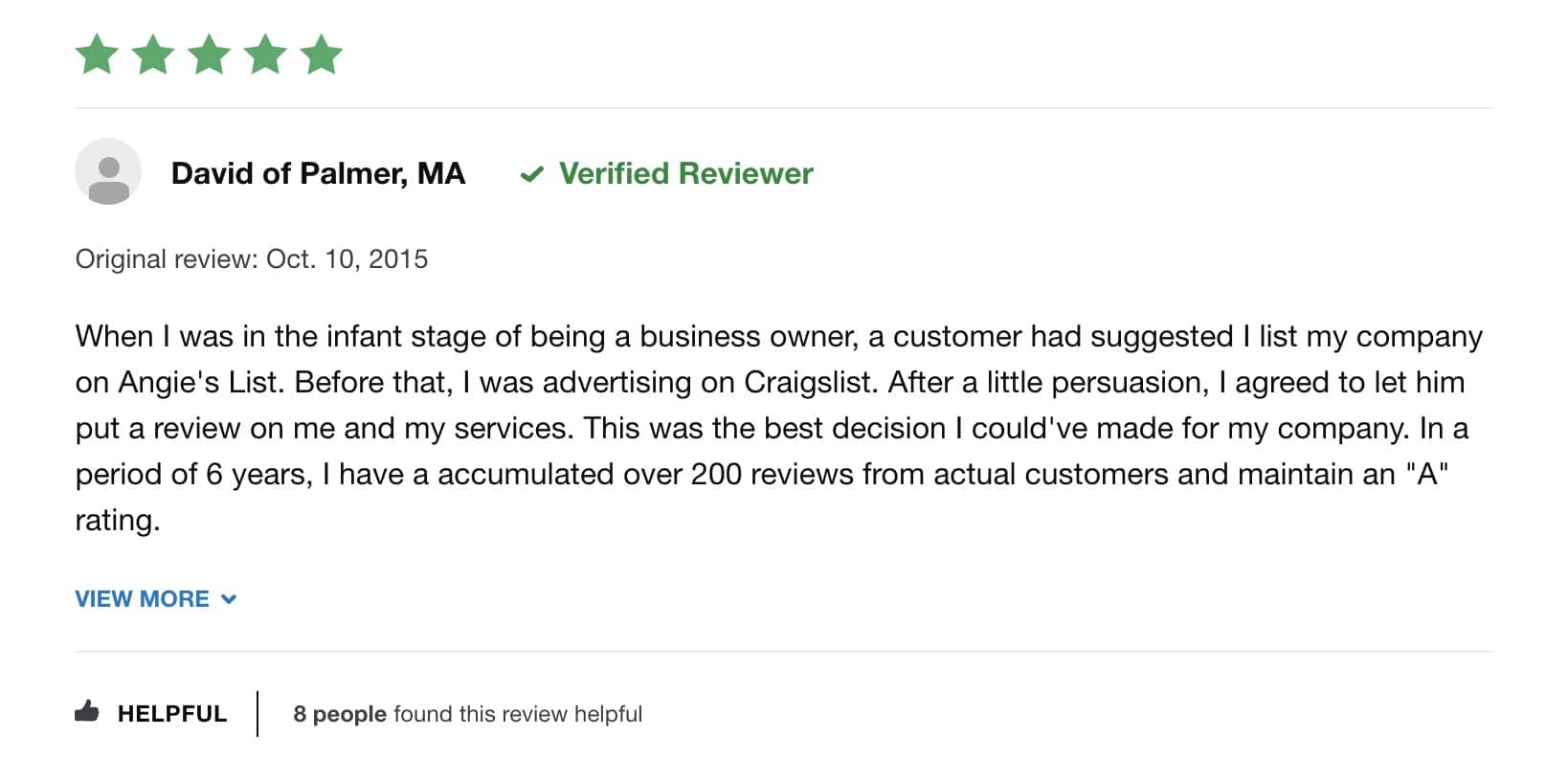Angieslist reviews