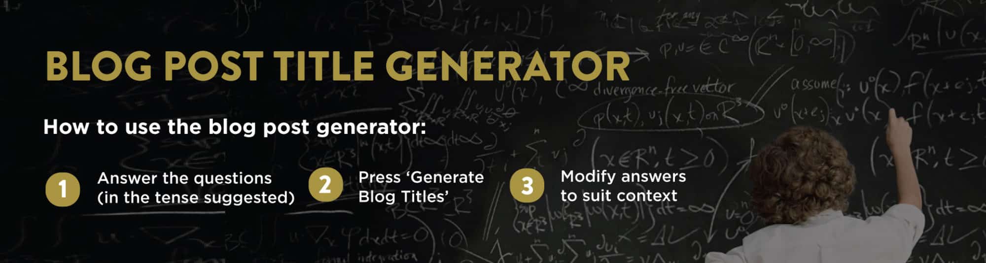 Blog Post Title Generator