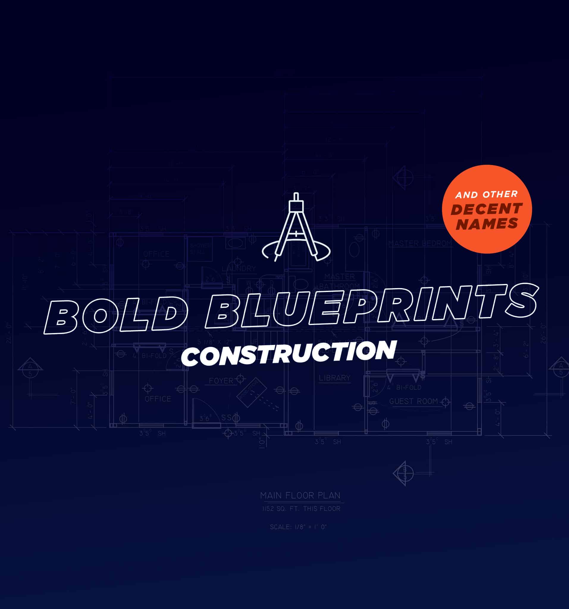 Bold BluePrints Construction Company Name Ideas for 2024