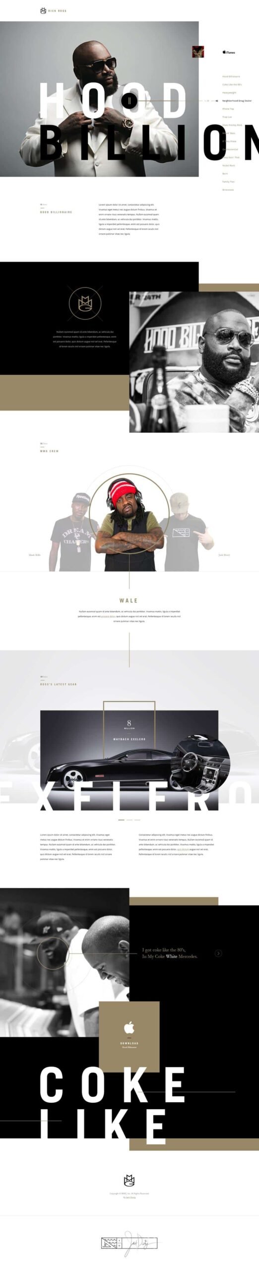 Rick Ross - Web Design Centered with two-thirds