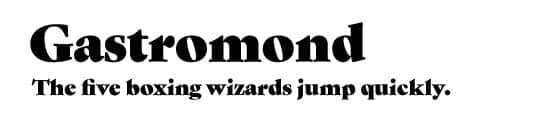 gastromond-serif-font