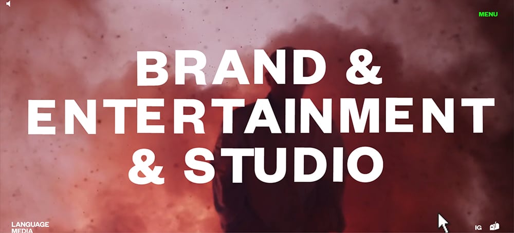 Large Typography - Web Design Trends 2020