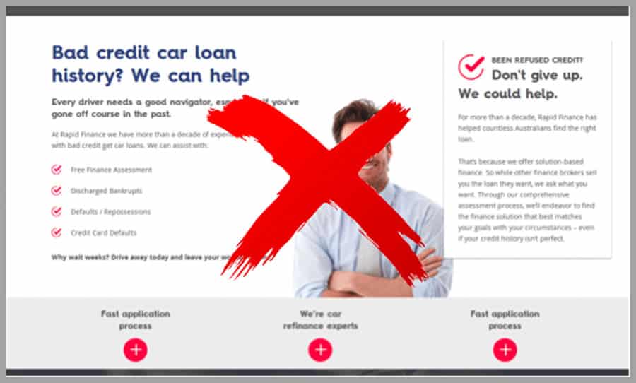 Small Business Website Mistakes - Using stock photos