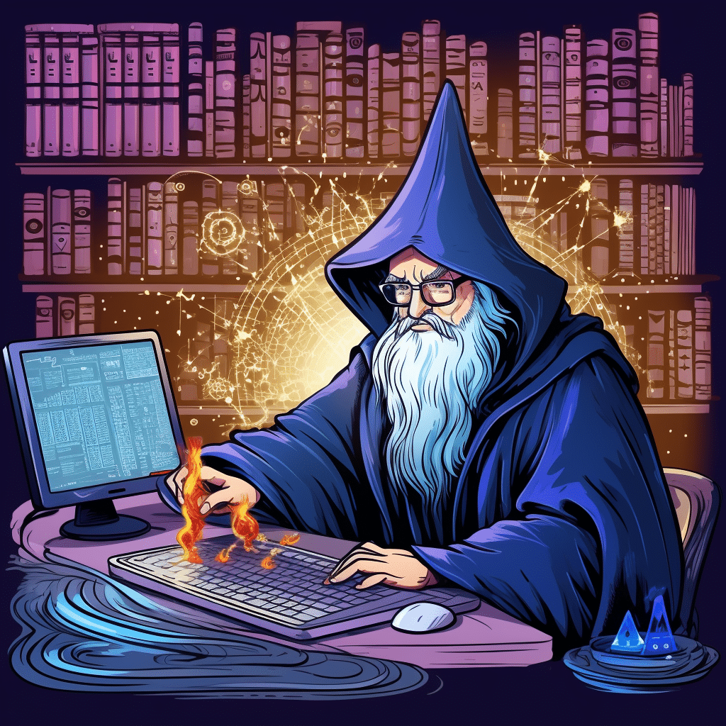 A person analyzing keyword metrics