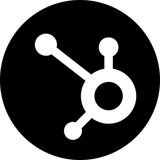 Black circle with white hub-and-spoke network icon, large ring linked to three smaller circles in Megan Talbot’s graphic style.