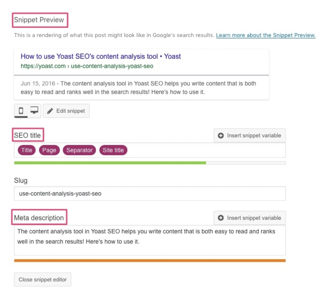 How to change your meta titles and descriptions in WordPRess with Yoast SEO