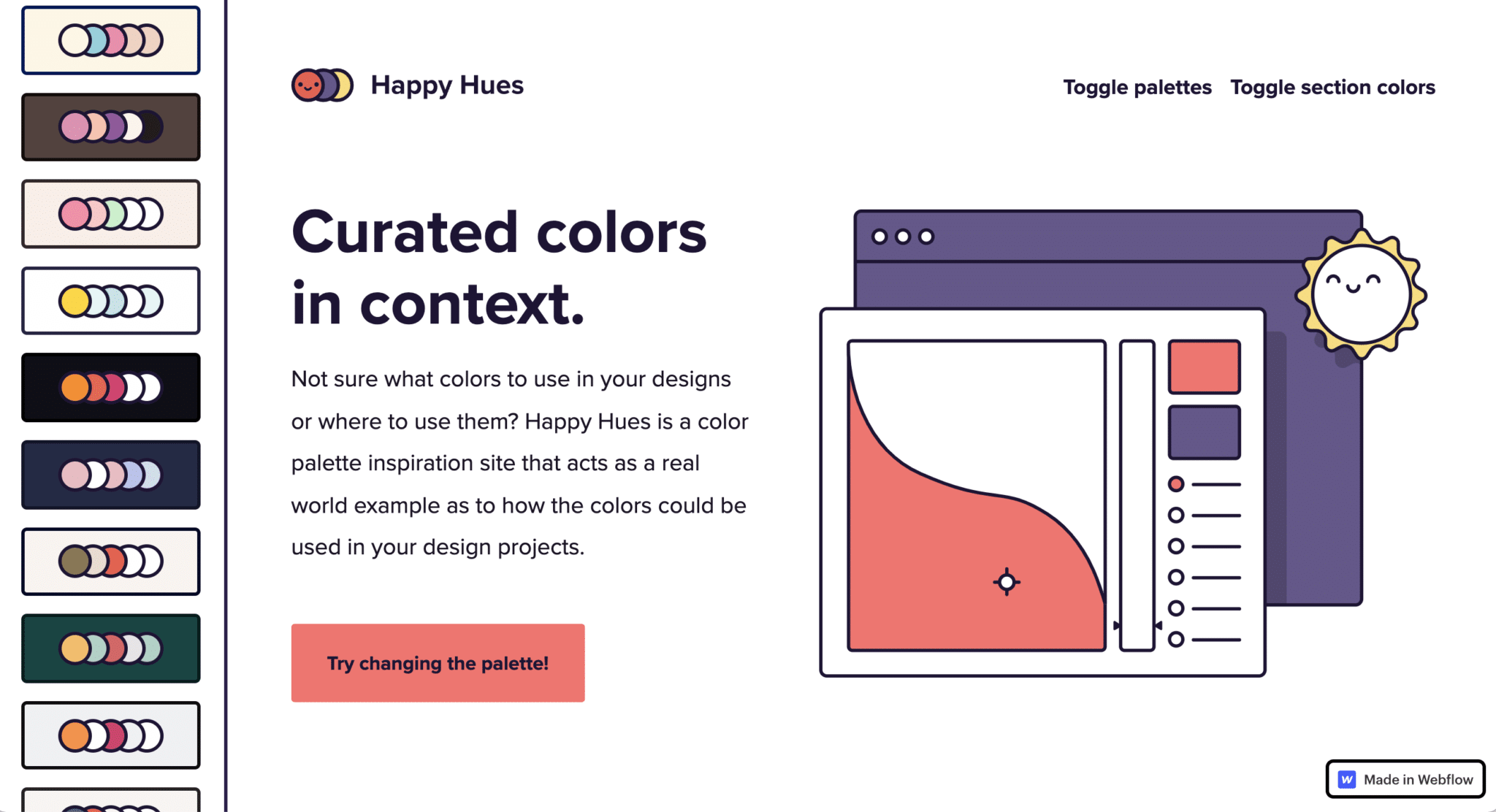 Color Trends 2022 - Color Tools and Palette generators - Happy Hues