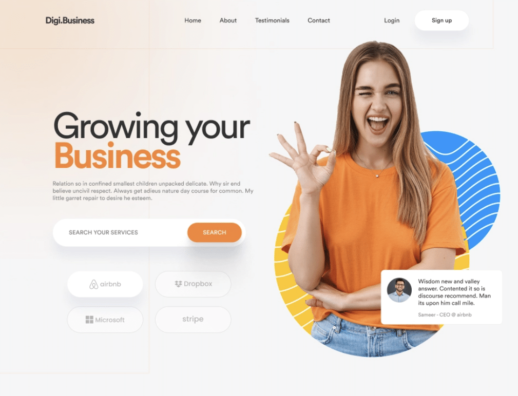 Cutouts in Web Design - 2022 Website Design Trend
