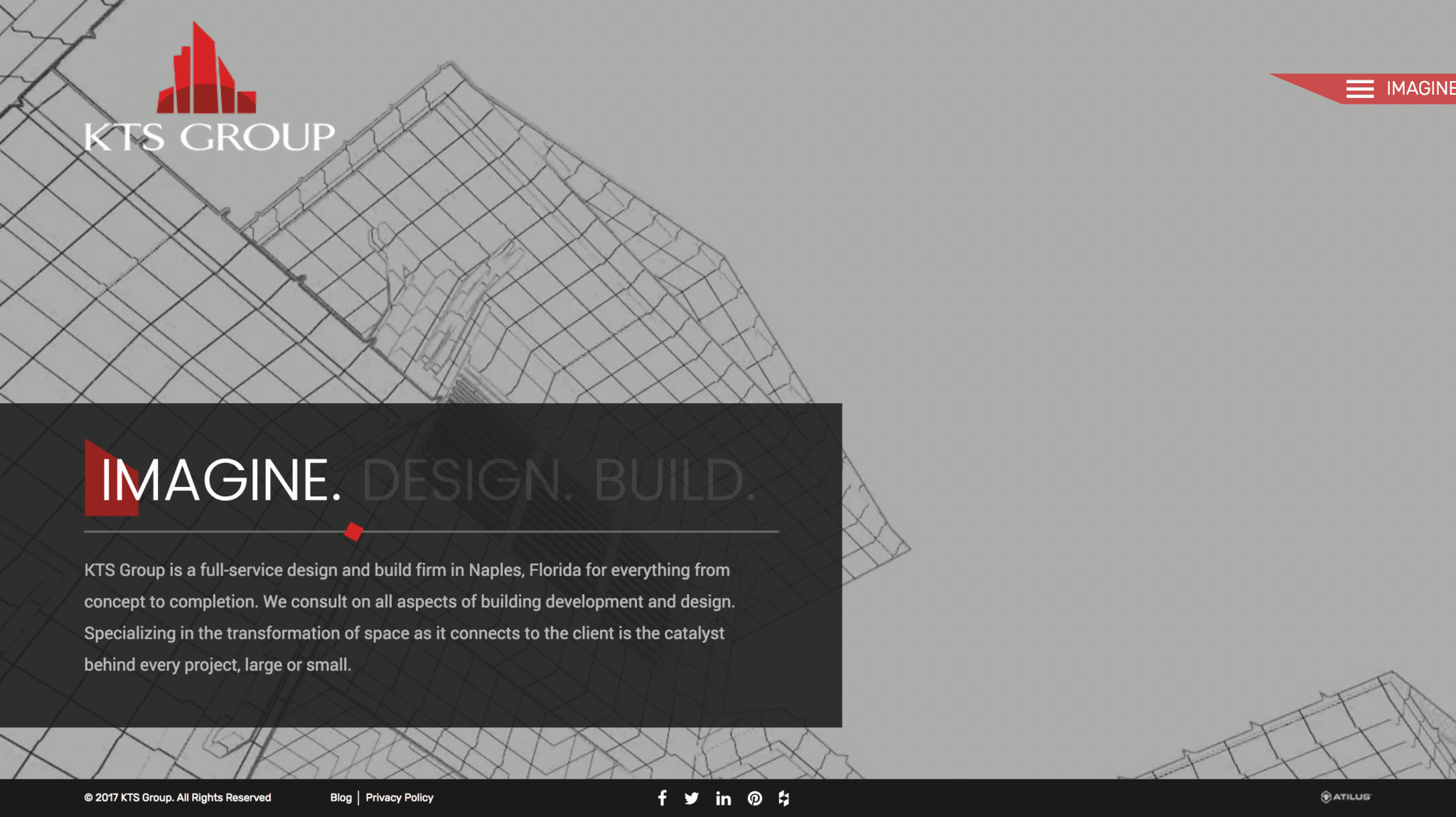 Consturction marketing - web design