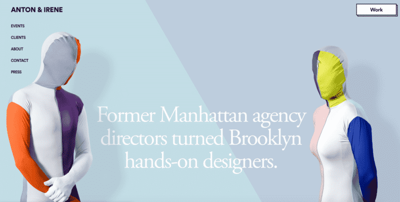 Futuristic and Bright color scheme