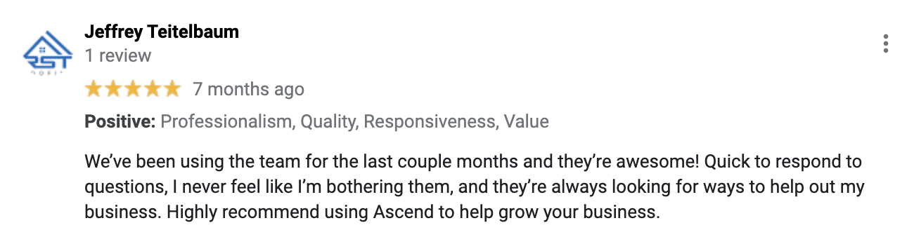 Ascend Digital Agency Ratings & Reviews