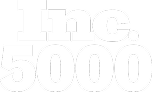 White "Inc. 5000" logo on black background; "Inc." in bold above a larger "5000." Displayed prominently on Hook Agency site.