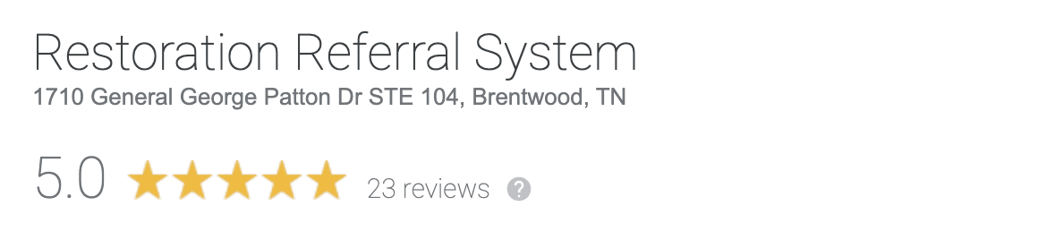 Restoration Referral System - Rating and reviews