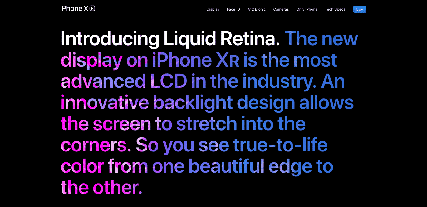 color gradients in web design