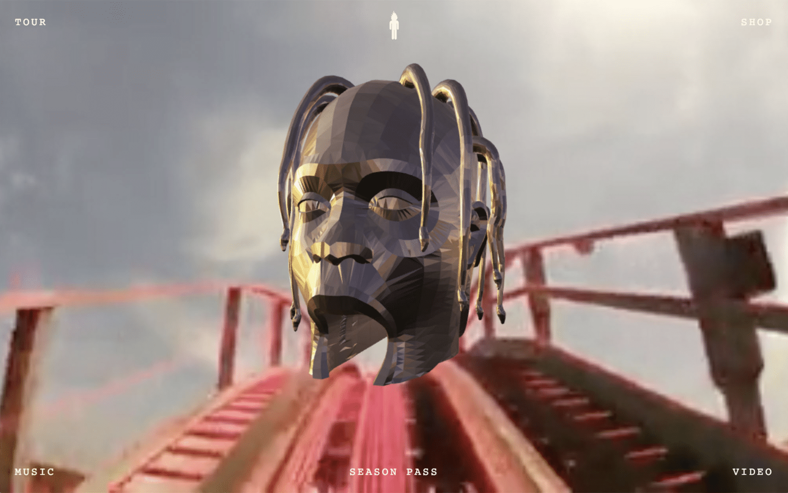 Travis Scott Website Design inspiration - Hip Hop 2021 brutalism brutalist wwebsite