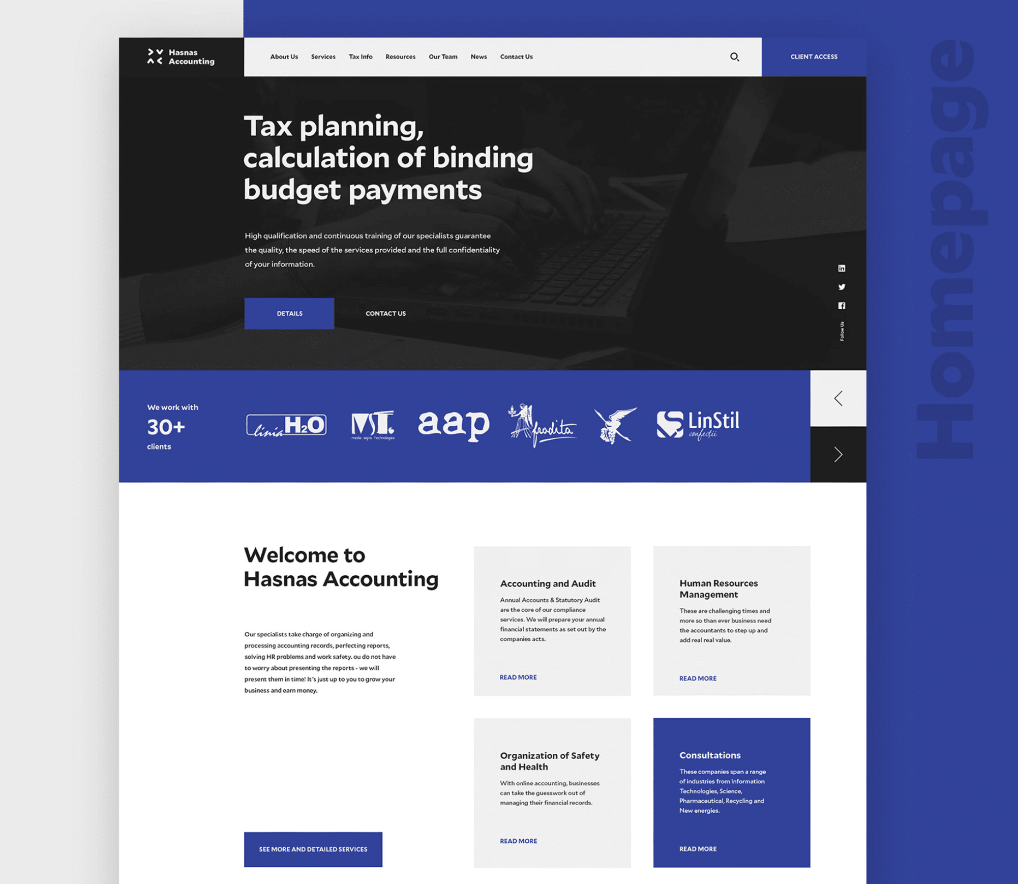 Black and white plus blue - color trend 2022 - monochromatic